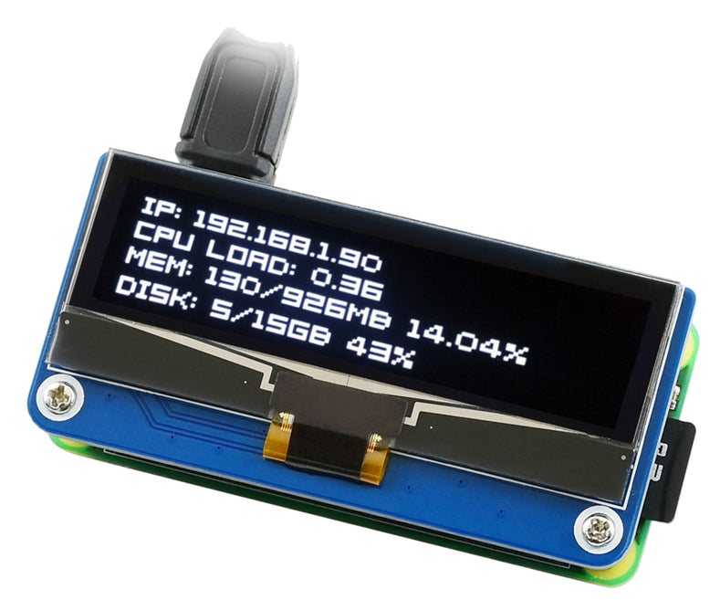 2.23" OLED display pHAT for Raspberry Pi from PMD Way with free delivery worldwide
