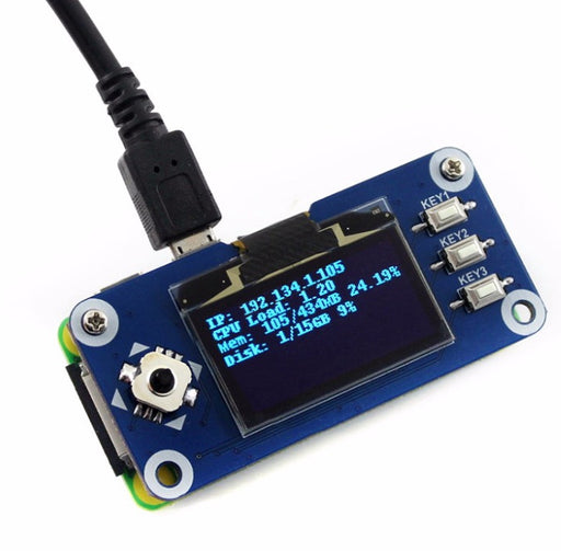 1.3" OLED display pHAT for Raspberry Pi Zero from PMD Way with free delivery worldwide