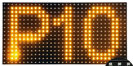P10 LED Matrix Display - Yellow from PMD Way with free delivery worldwide
