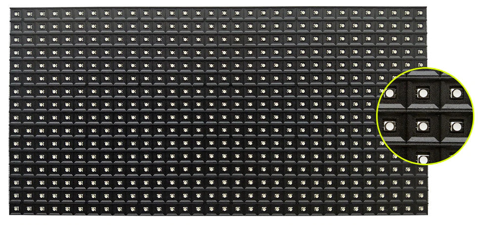 P10 Indoor 16 x 32 RGB LED Matrix Panel from PMD Way with free delivery worldwide