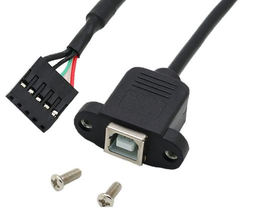 Panel Mount USB B Socket to Female Header Cables from PMD Way with free delivery worldwide