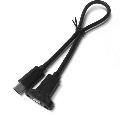 Panel Mount USB C Socket to Plug Cable from PMD Way with free delivery worldwide