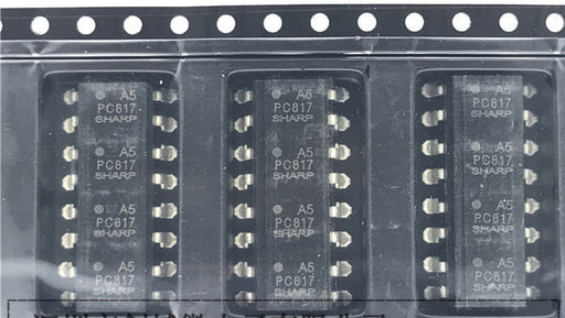PC817-4 Quad Optocoupler SMD SOP16 in packs of 50 from PMD Way with free delivery worldwide