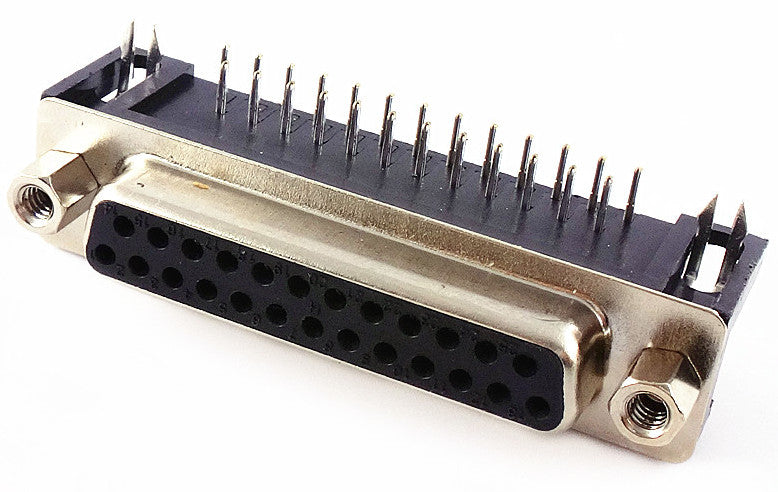 DB25 Right Angle PCB Mount Connector - 5 Pack — PMD Way