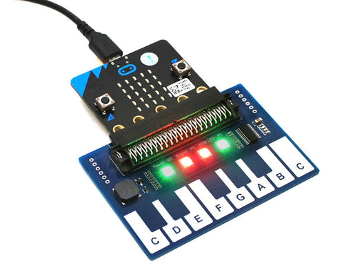 Turn your BBC micro:bit into a piano with the Piano and LED module for BBC micro:bit from PMD Way with free delivery, worldwide