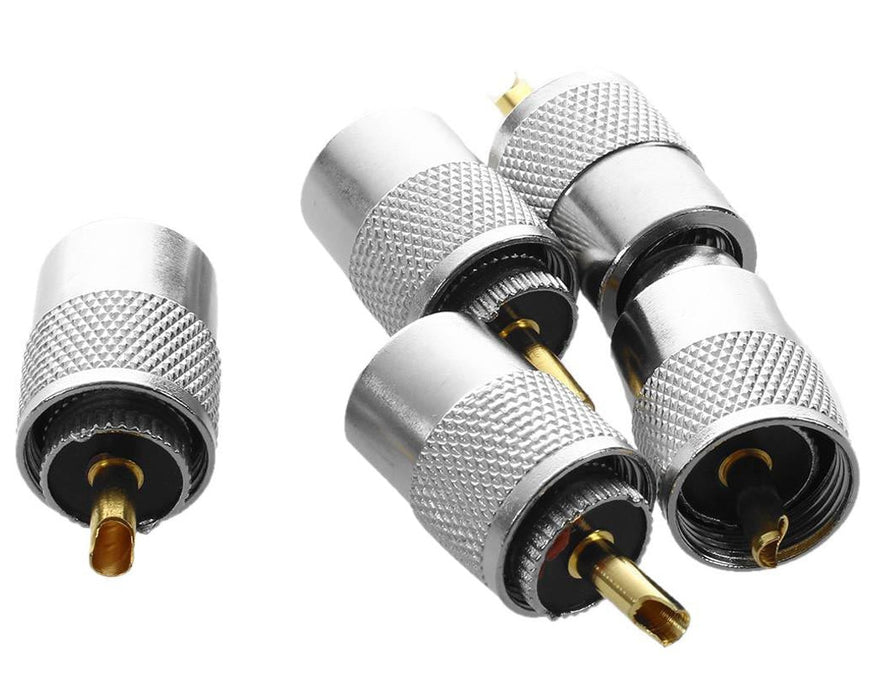 PL259 Solder Connector - 5 Pack from PMD Way with free delivery worldwide