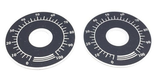Potentiometer Knob Scales - 10 Pack from PMD Way with free delivery worldwide