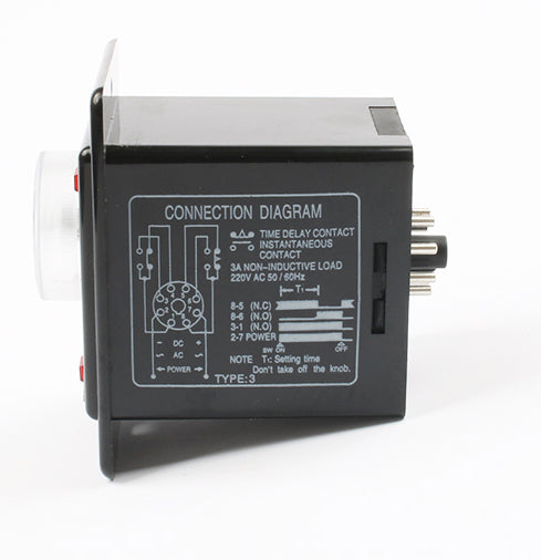 Panel Mount Power On Delay Timer Relay - 60s or 60m from PMD Way with free delivery worldwide