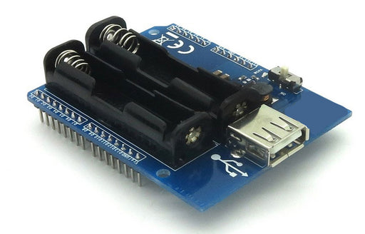 Give your Arduino project independence with the AAA Battery Power Shield for Arduino from PMD Way with free delivery, worldwide
