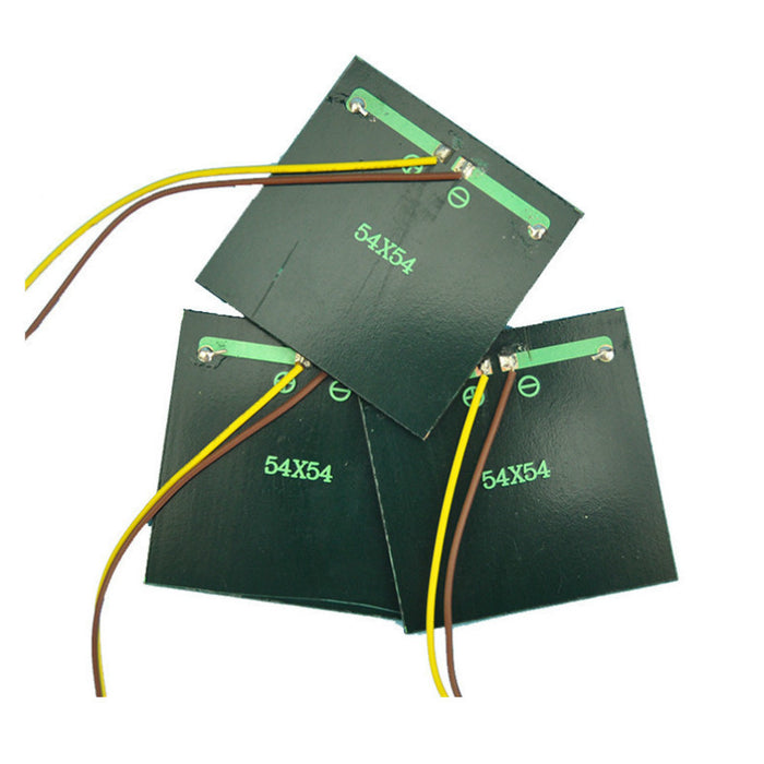 Prewired 2V 130mA Solar Panels in packs of 10 from PMD Way with free delivery worldwide