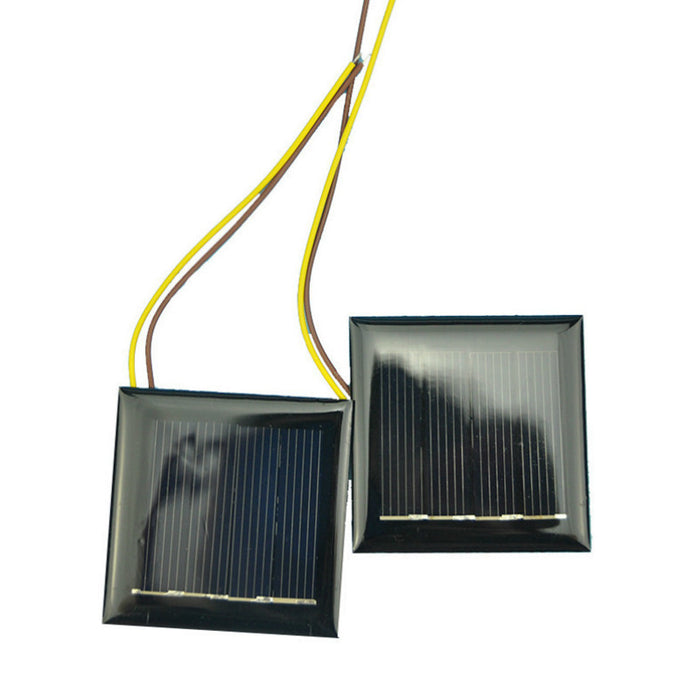 Prewired 2V 130mA Solar Panels in packs of 10 from PMD Way with free delivery worldwide