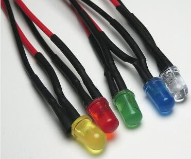 Prewired 8mm LEDs - Packs of 100 from PMD Way with free delivery worldwide