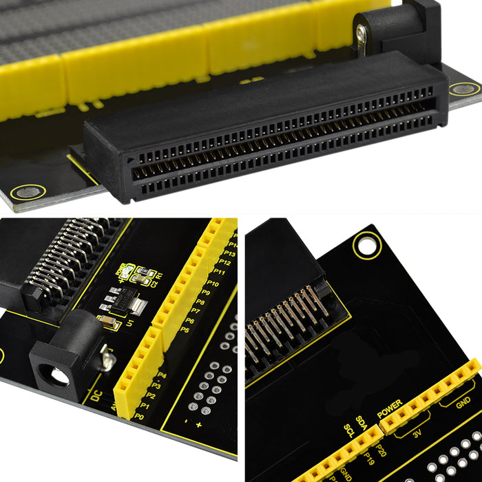 Experiment and build circuits using the Prototyping Module and Solderless Breadboard for BBC micro:bit with free delivery, worldwide