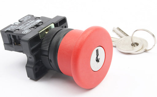 Push Pull Emergency Stop Button with Key Switch from PMD Way with free delivery worldwide