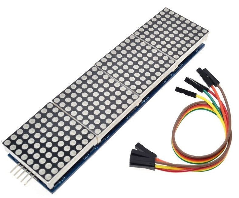 Quad MAX7219 8x8 LED Matrix Module — PMD Way