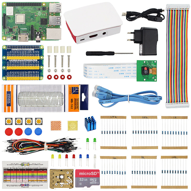 Raspberry Pi 3B+ Electronics Starter Kit from PMD Way with free delivery worldwide