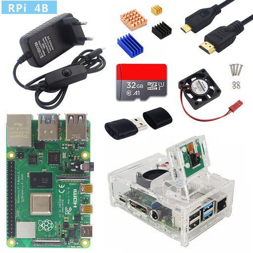 Raspberry Pi 4 Model B Camera Starter Kits from PMD Way with free delivery worldwide