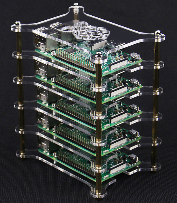 Multiple Layer Raspberry Pi 3B+ Stacking System from PMD Way with free delivery worldwide