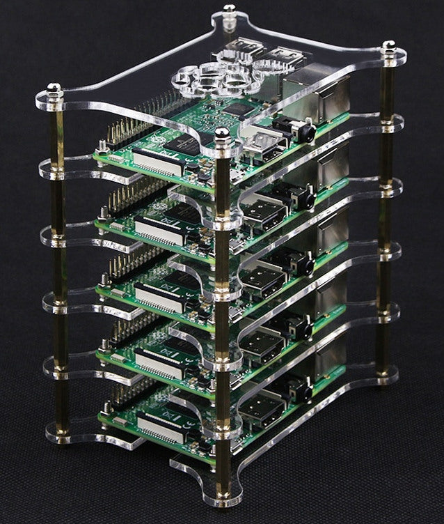 Multiple Layer Raspberry Pi 3B+ Stacking System from PMD Way with free delivery worldwide