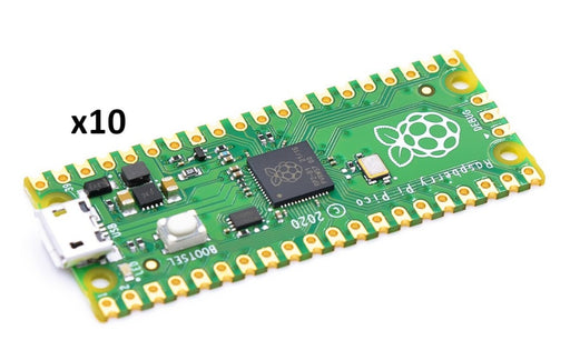 Raspberry Pi Pico RP2040 - 10 Pack from PMD Way with free delivery worldwide
