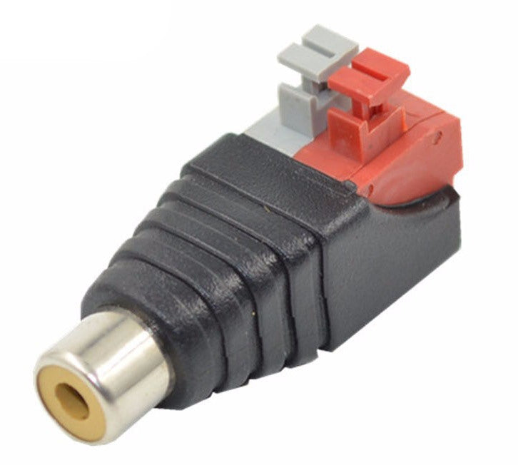 RCA Connector Push Terminal Adaptors