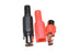 RCA Inline Sockets - Red and Black - 20 Pack from PMD Way with free delivery worldwide