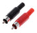 RCA Inline Plugs - Red and Black - 20 Pack from PMD Way with free delivery worldwide