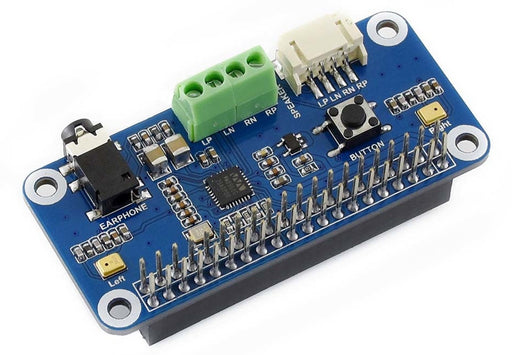 Hi Fi Record and Playback Sound Card HAT for Raspberry Pi from PMD Way with free delivery worldwide