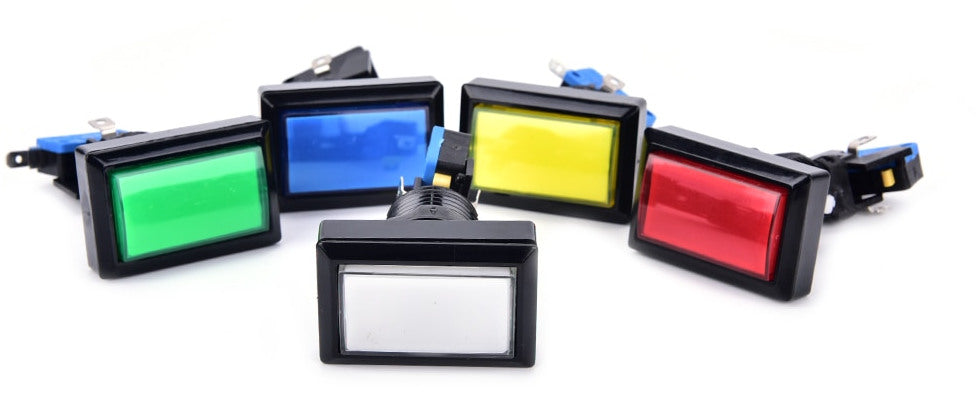 Rectangular Illuminated Arcade Buttons from PMD Way with free delivery worldwide