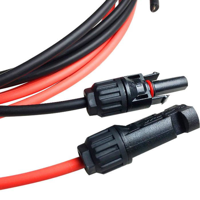 Red and Black PV Solar Connector Cables from PMD Way with free delivery worldwide