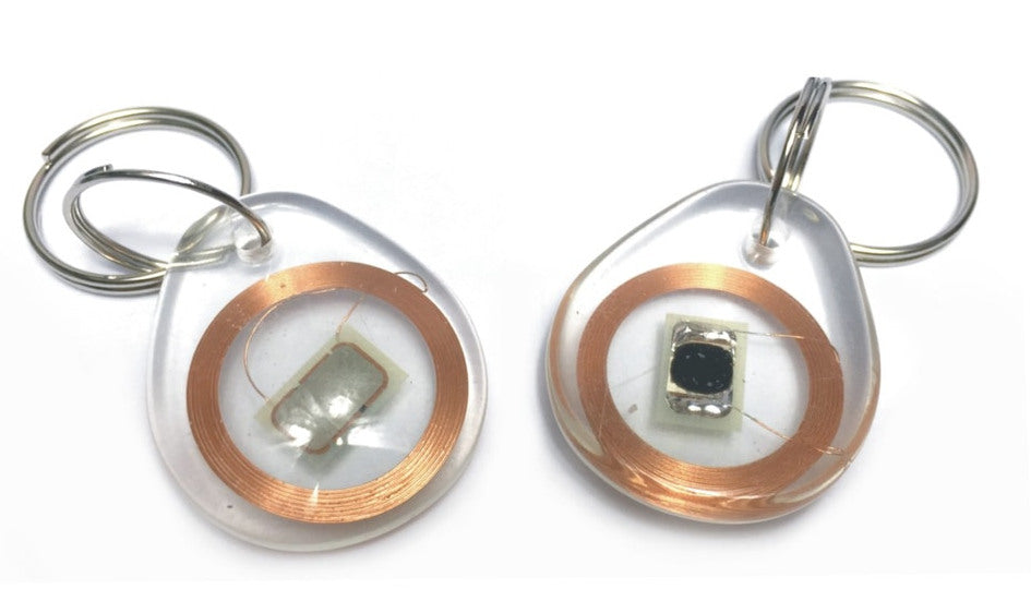 13.56MHz RFID/NFC Clear Keychain Fob - Classic 1K - 10 Pack from PMD Way with free delivery worldwide