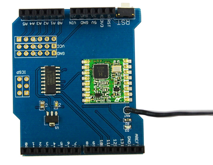 Build short range wireless data networks with RFM69 Packet Radio Shield for Arduino from PMD Way with free delivery, worldwide