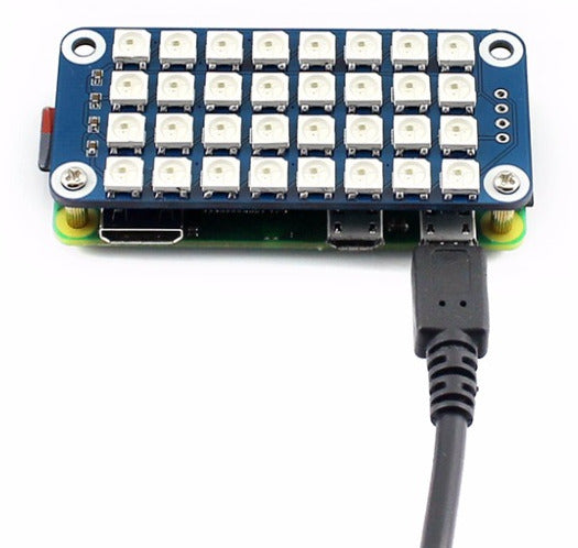 True Color RGB LED Matrix pHAT for Raspberry Pi Zero from PMD Way with free delivery worldwide