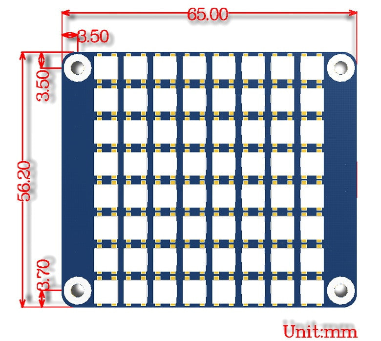 True Color RGB LED Matrix HAT for Raspberry Pi 3/2 from PMD Way with free delivery worldwide