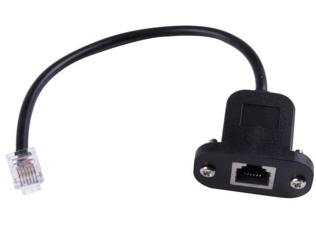 Panel Mount RJ11 RJ12 Bulkhead Socket Cable from PMD Way with free delivery worldwide