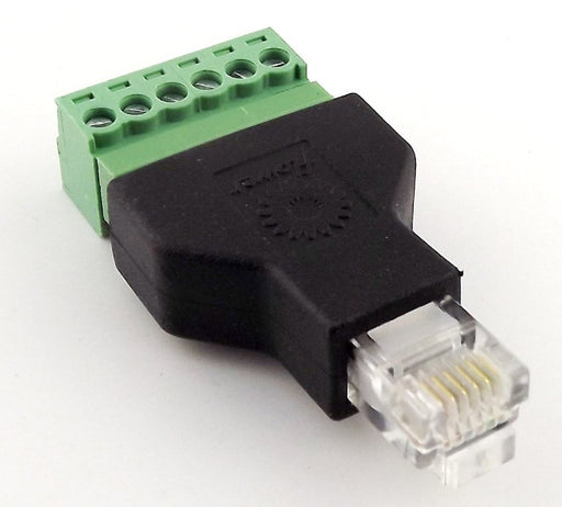 Useful RJ11 RJ12 Male to Terminal Block Adaptor from PMD Way with free delivery worldwide