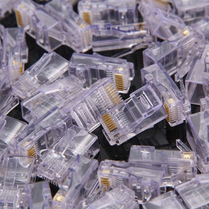 Cat6 RJ45 Plug - 100 Pack from PMD Way with free delivery worldwide