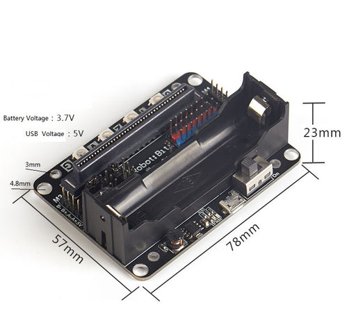 Build awesome robots with your BBC micro:bit using the robot:bit Robotics Expansion Board from PMD Way with free delivery, worldwide