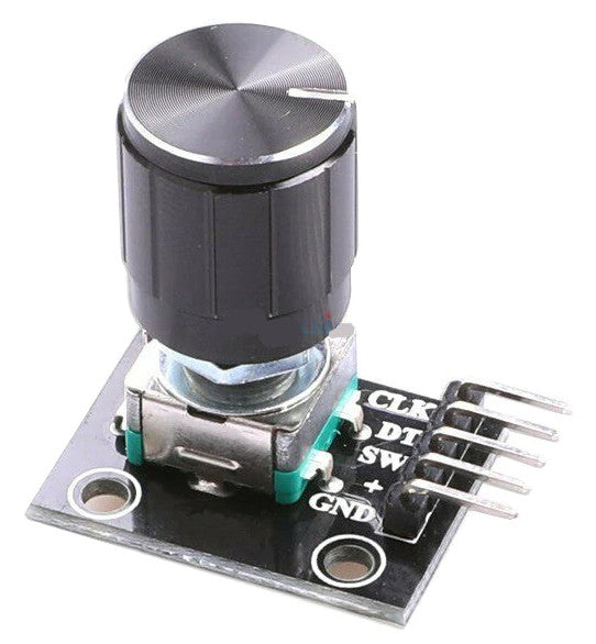 5x Alps Rotary Encoder With Push Button – 30 Detents, 360° – PCB Mount