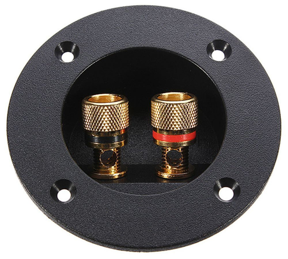 Two Way Round Speaker Terminal Binding Posts - Two Pack — PMD Way