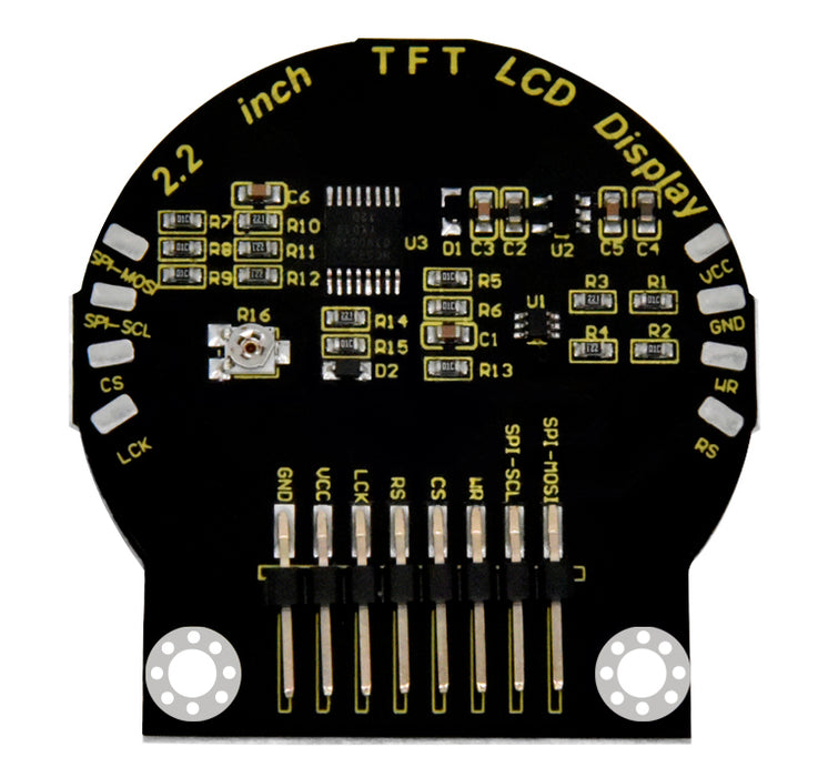 Round 2.2" 128 x 128 TFT LCD from PMD Way with free delivery worldwide