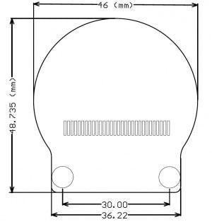 Round 2.2" 128 x 128 TFT LCD from PMD Way with free delivery worldwide