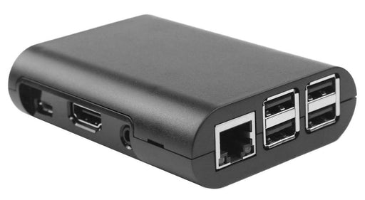 Rounded Black Plastic Rapsberry Pi 3/2 Enclosure from PMD Way with free delivery worldwide