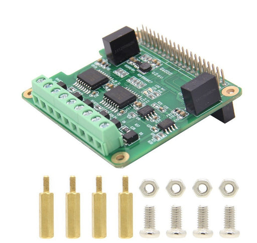 RS485 and CAN-BUS HAT for Raspberry Pi