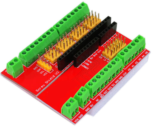 Rapid prototyping made easy with the Screw Terminal Shield for Arduino Uno R3 from PMD Way with free delivery, worldwide