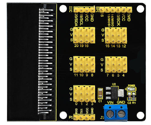Connector sensors and external electronics to your BBC micro:bit with the Sensor Breakout Board from PMD Way with free delivery worldwide