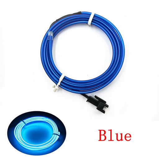 Bulk sewable 2.3mm EL Wire in lengths from 50m to 500m from PMD Way with free delivery worldwide