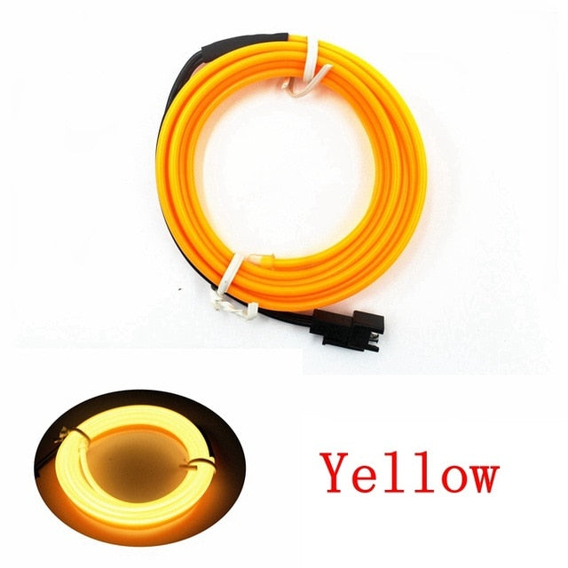 Bulk sewable 2.3mm EL Wire in lengths from 50m to 500m from PMD Way with free delivery worldwide