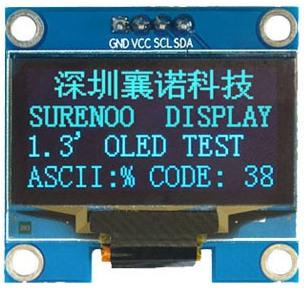 1.3" 128 x 64 SH1106 Graphic OLED Displays with I2C or SPI from PMD Way with free delivery worldwide