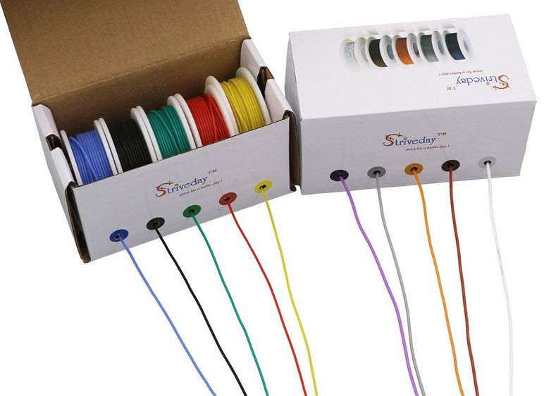 Silicone Wire Five Color Packs - Various Sizes from PMD Way with free delivery worldwide